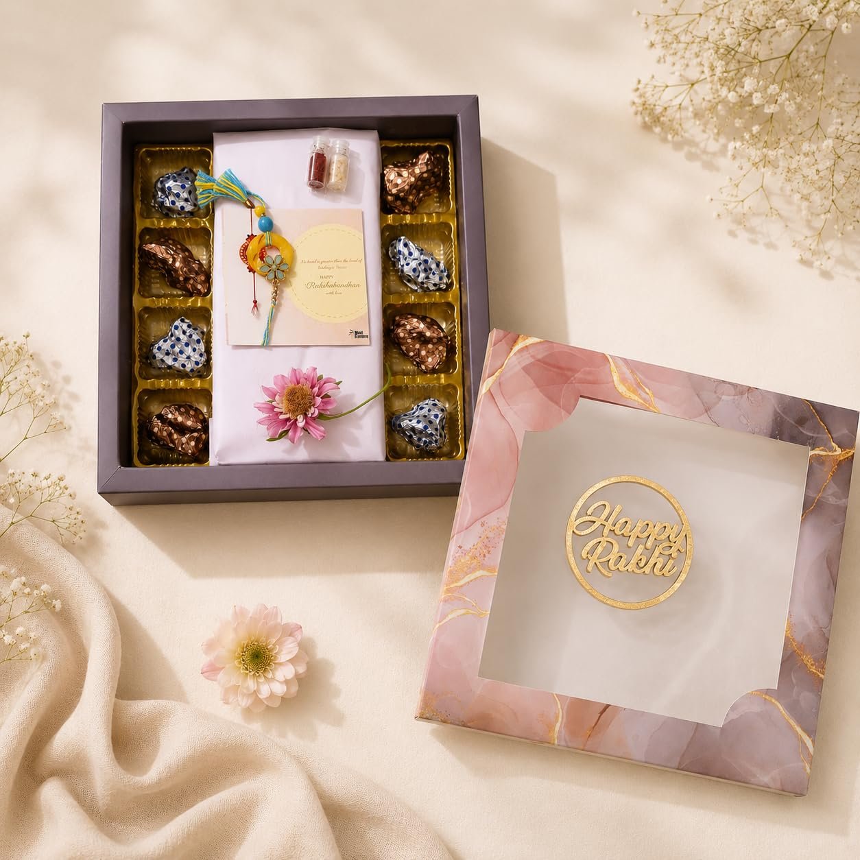 Premium Chocolate Rakhi Gift Box | Luxury Raksha Bandhan Hamper — photo 3
