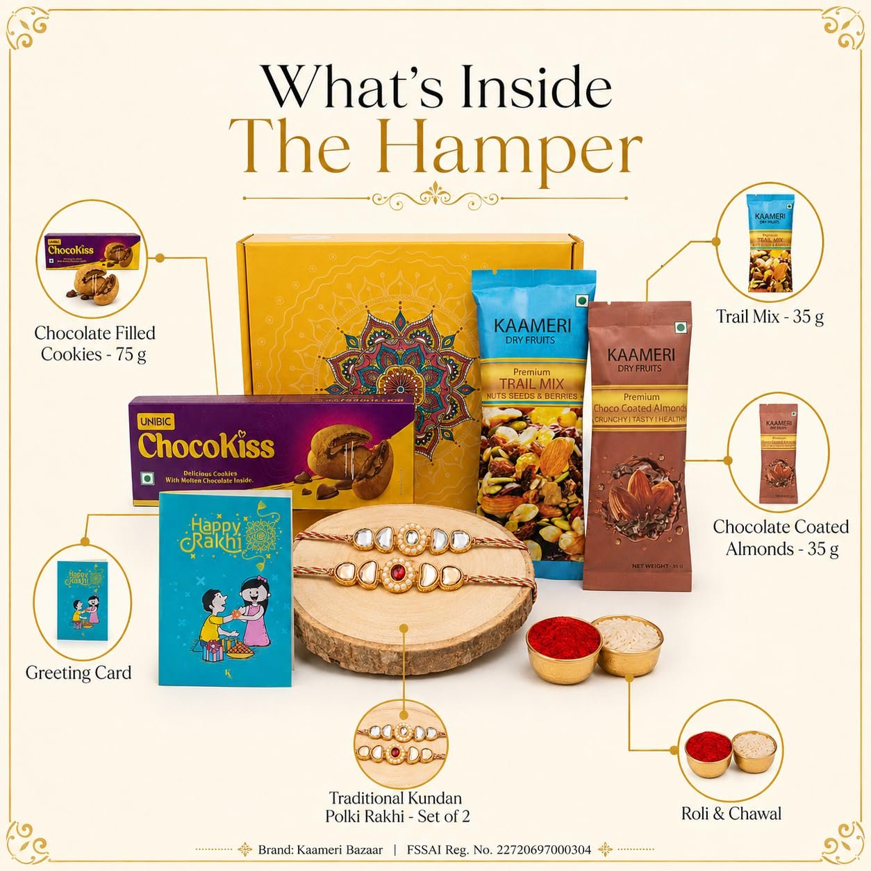 Premium Chocolate Rakhi Hamper | Luxury Raksha Bandhan Gift Box — photo 5