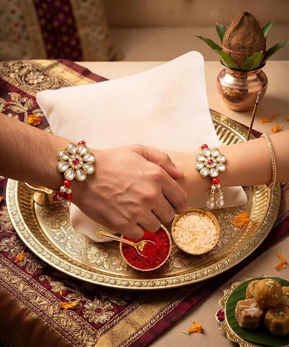 Premium Couple Rakhi Gift Set | Luxury Raksha Bandhan Hamper — photo 3