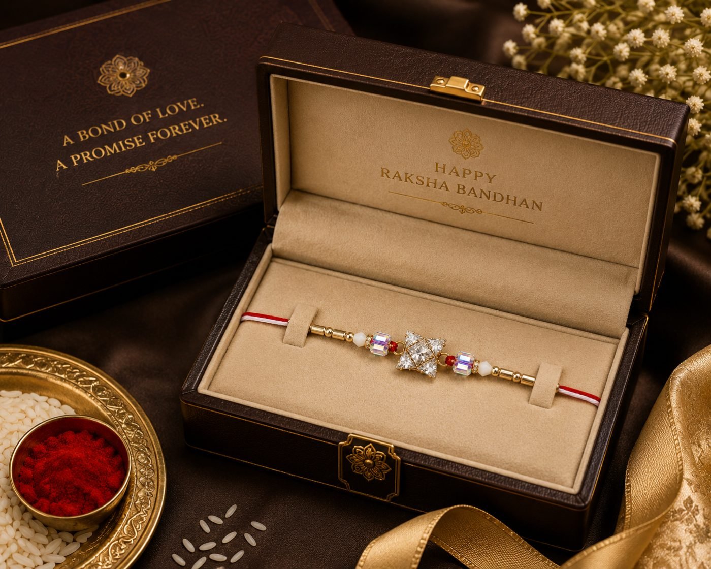 Premium Designer Rakhi | Handcrafted Luxury Raksha Bandhan Rakhi