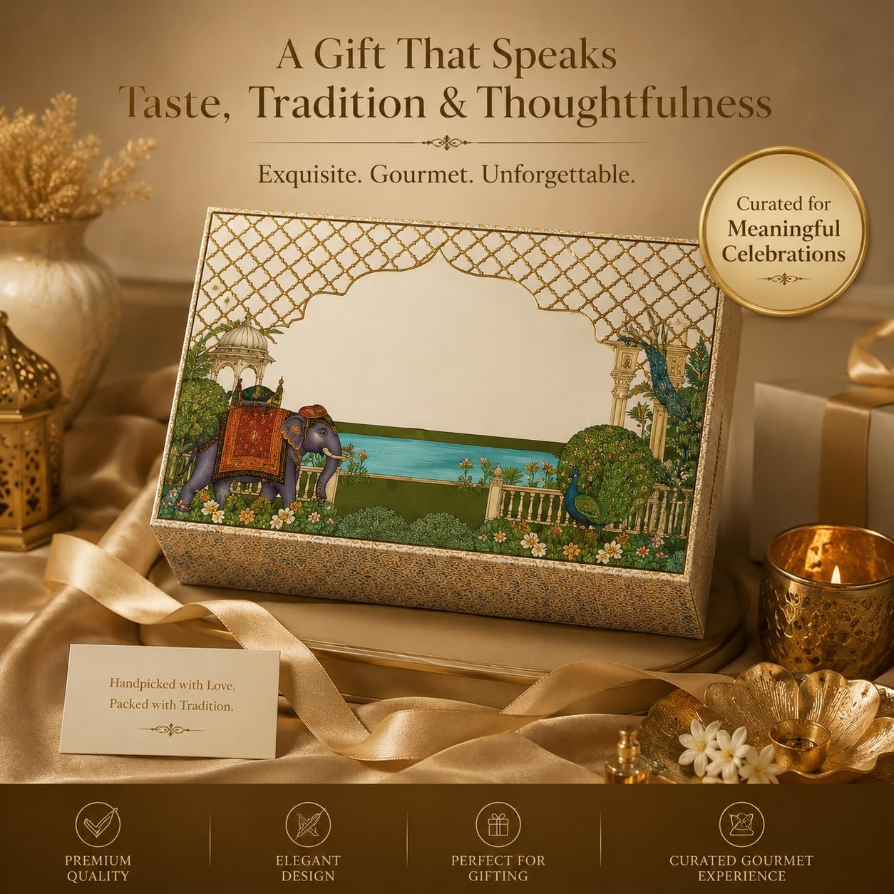 Premium Dry Fruit Rakhi Hamper | Luxury Raksha Bandhan Gift Box — photo 4