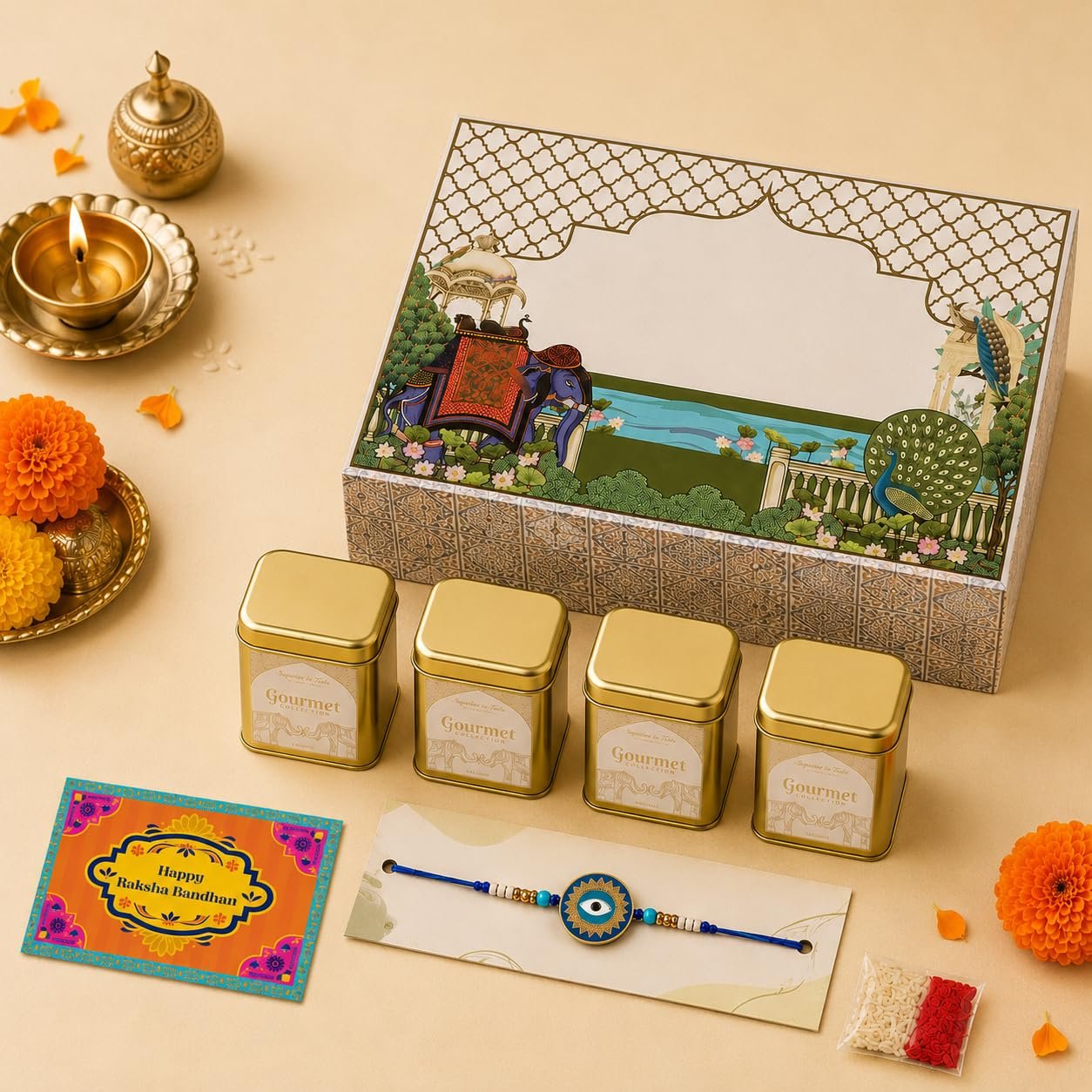 Premium Dry Fruit Rakhi Hamper | Luxury Raksha Bandhan Gift Box — photo 5