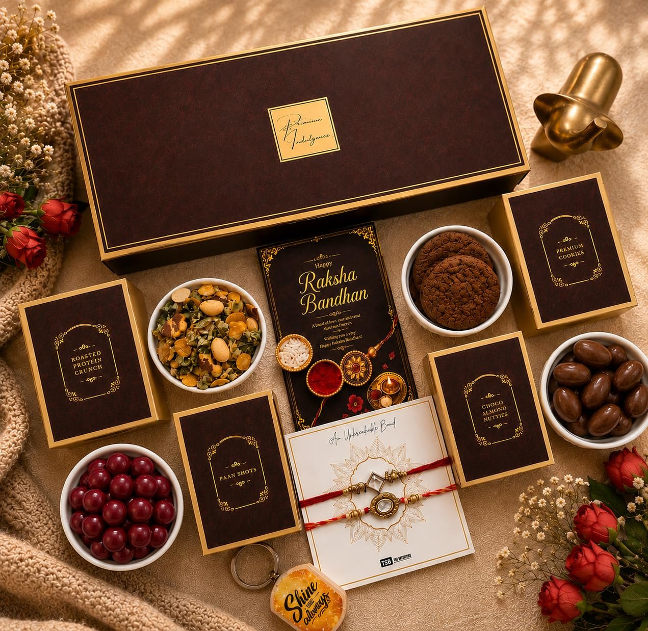 Premium Luxury Rakhi Hamper | Gourmet Raksha Bandhan Gift Box