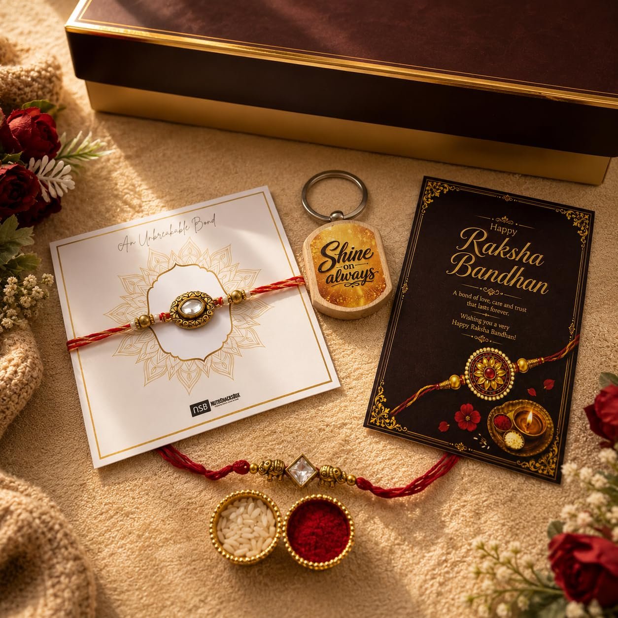 Premium Luxury Rakhi Hamper | Gourmet Raksha Bandhan Gift Box — photo 3