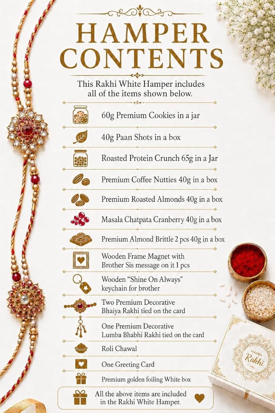 Premium Royal Rakhi Hamper | Luxury Raksha Bandhan Gift Box