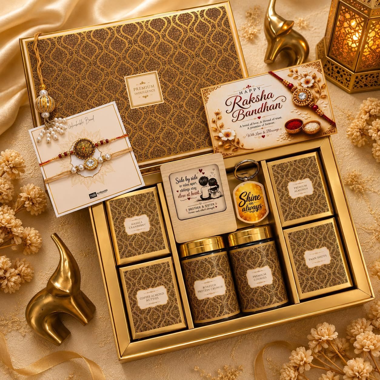 Premium Royal Rakhi Hamper | Luxury Raksha Bandhan Gift Box — photo 4